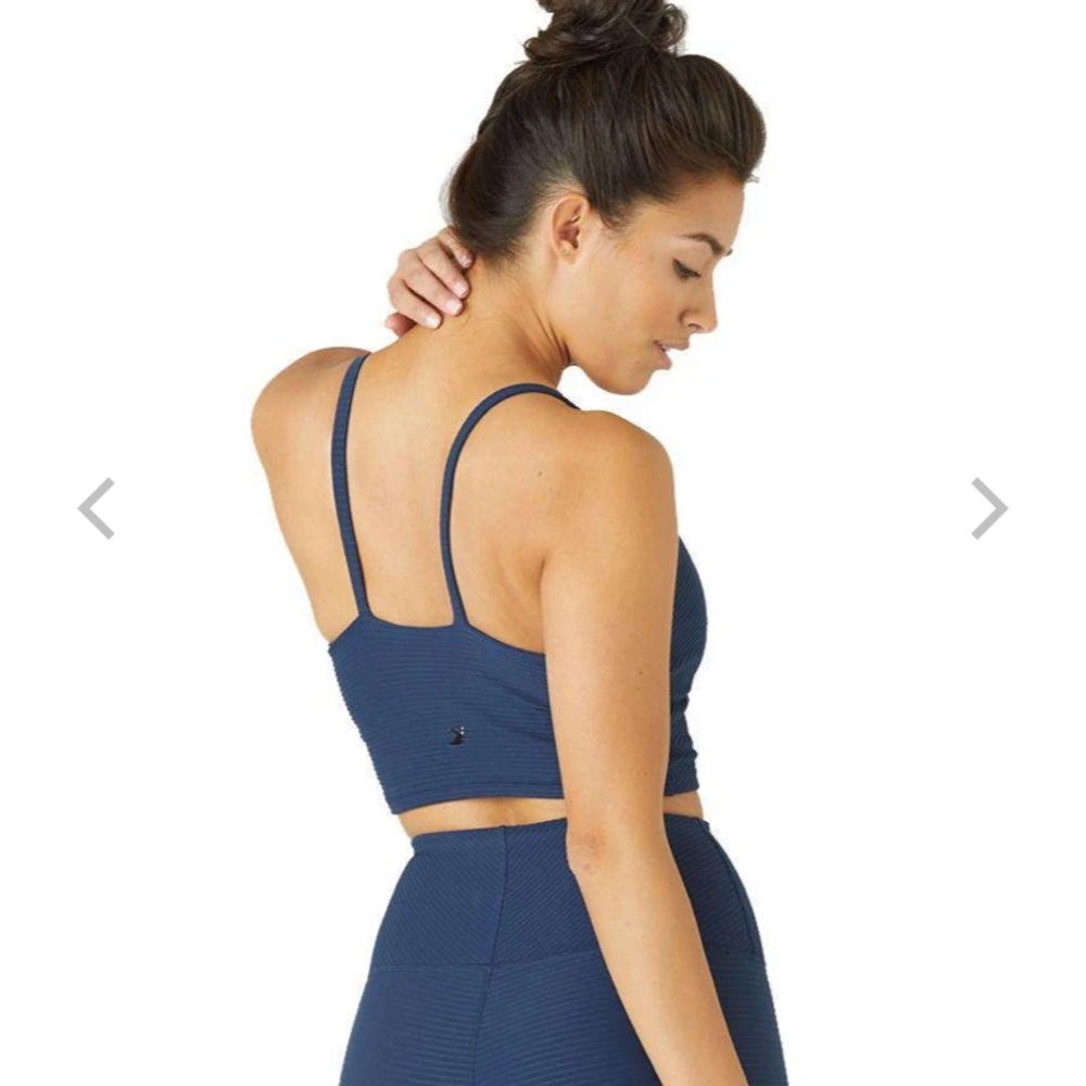 Glider charge bra in navy